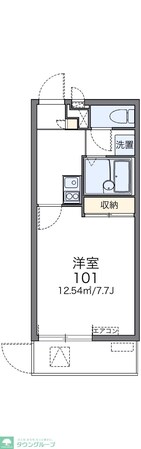 レオパレス拓亀島の物件間取画像